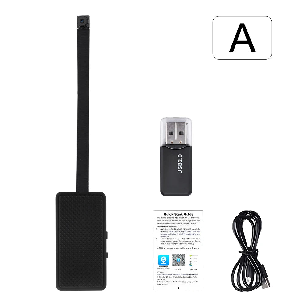 1080P WiFi Mini Camera with Remote Viewing & Motion Detection