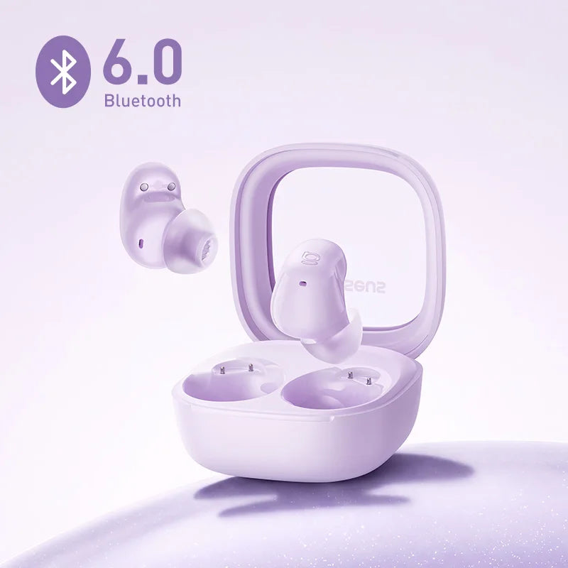 Căști fără fir Baseus Bass WM02s, Bluetooth 6.0, TWS, mini și compacte, confortabile la purtare, autonomie de 36 de ore, IPX5