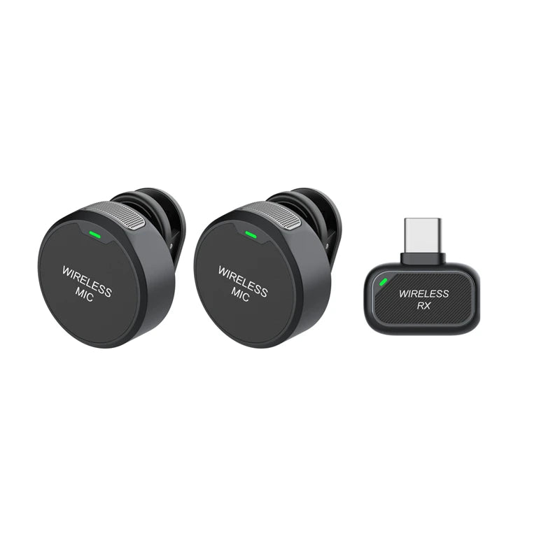 Wireless Lavalier Microphone - USB-C or Lightning