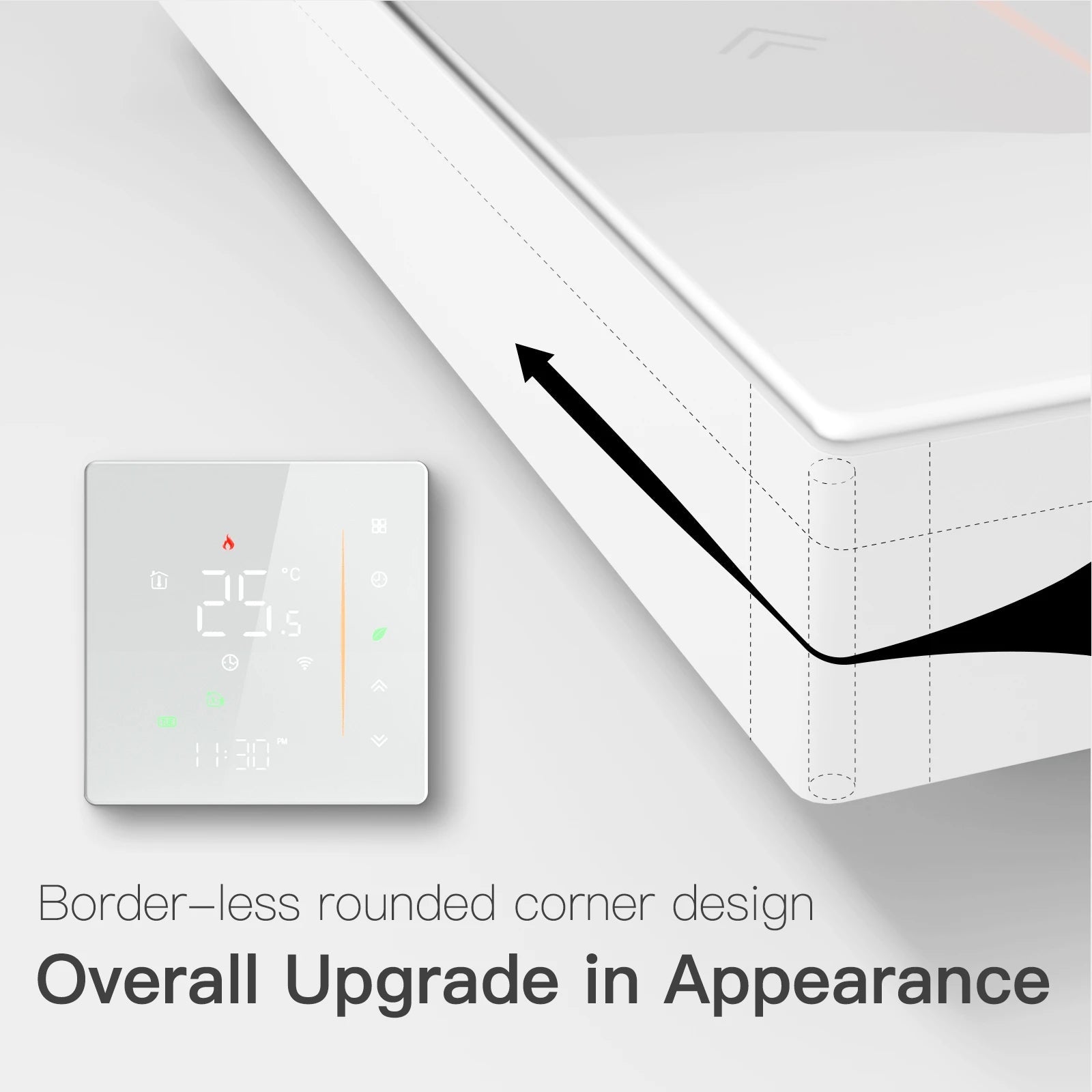 MOES Zigbee Thermostat Room Temperature Controller of Water/Electric Floor Heating Gas Boiler Humidity Tuya Work with Alex 5A16A 