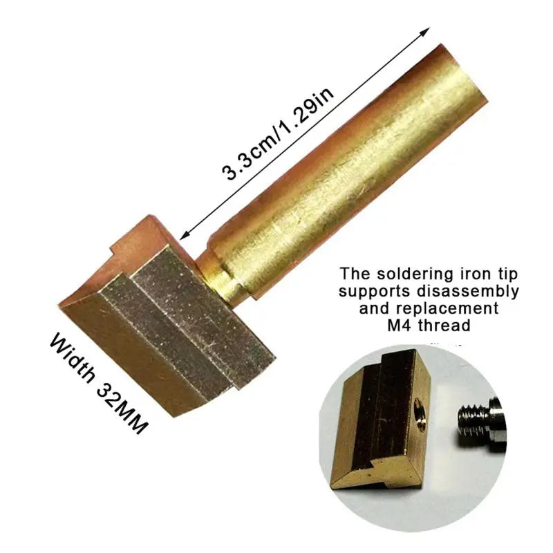 Spade Soldering-Iron Tip - Width Options