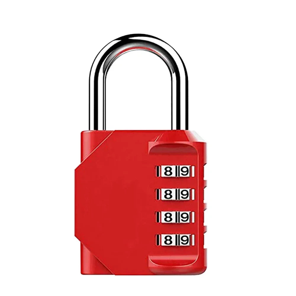 1pc Combination Lock Resettable 4 Digit Padlock with Combination Waterproof and Heavy Duty Combination Padlock Outdoor 