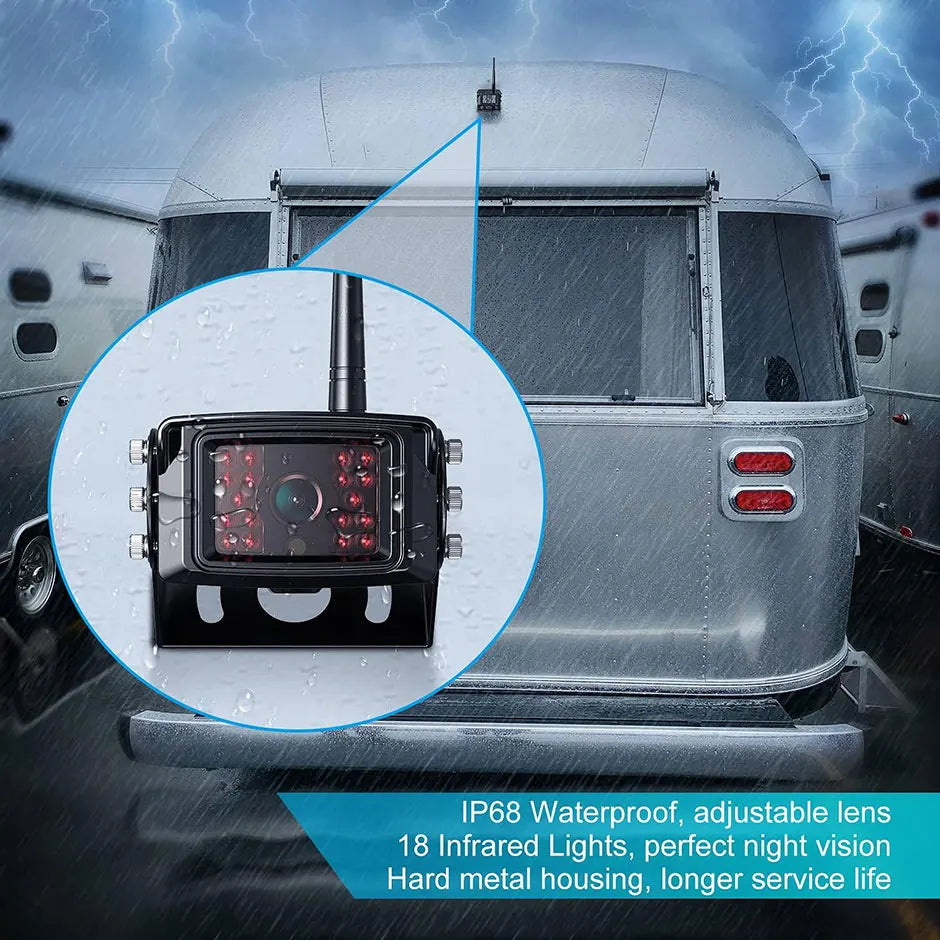 5G WiFi Truck Backup Camera 720P Night Vision for RV Bus Trailer