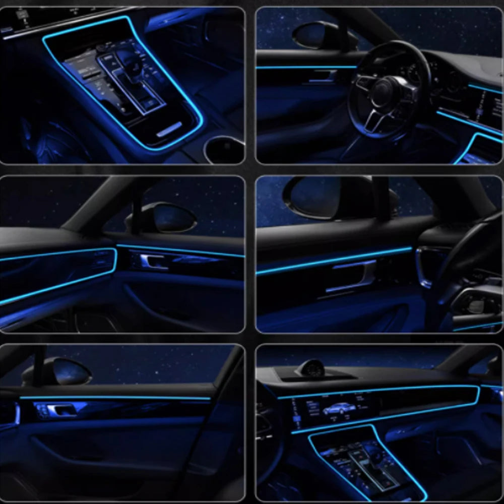 5V USB LED Strip Car Interior Ambient Light Tube