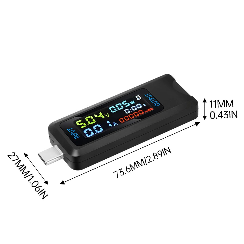 Digitaler USB-Lade-Tester - Anschlussoptionen