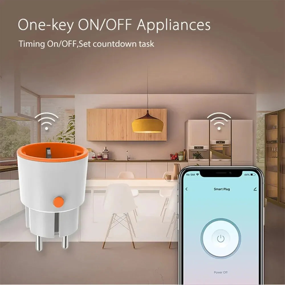 EU Zigbee Smart Plug with Energy Monitoring