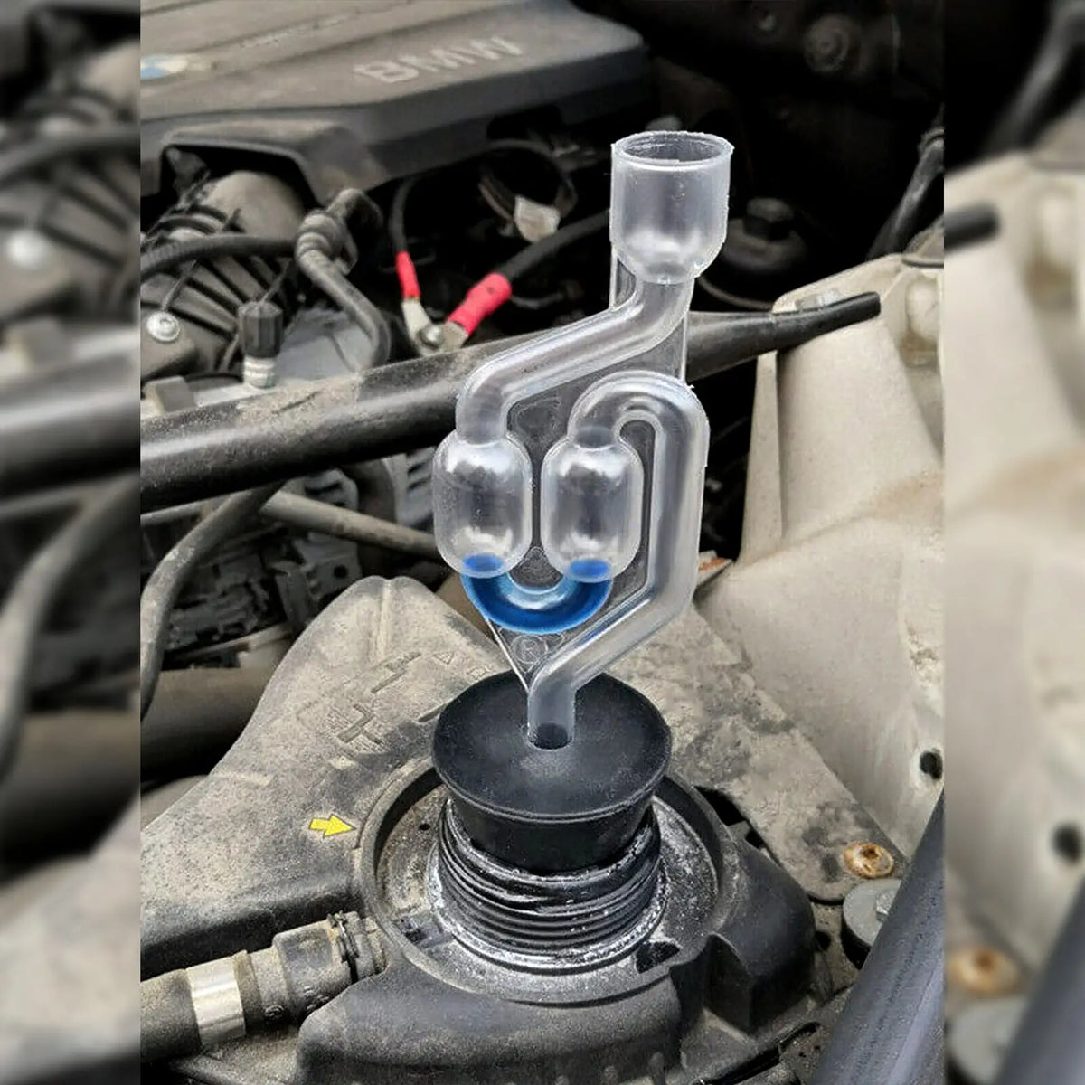  Détecteur de fuite de combustion, testeur d’antigel et de liquide de refroidissement, testeur d’antigel automobile, antigoutte S - forme