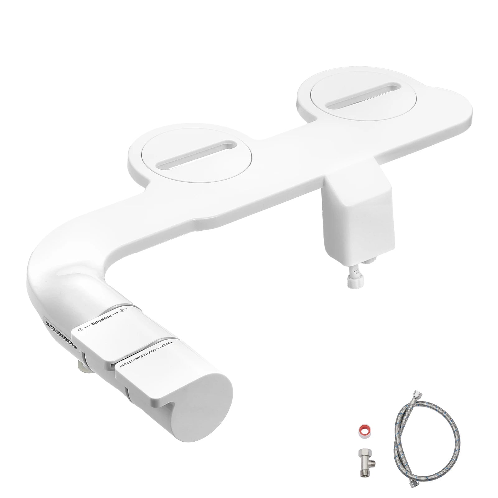 Traversez l’achat SucceBuy – Accessoire de bidet pour WC with double buse rétractable, pression d’eau réglable, eau froide, pulvérisateur pour lavage intime arrière et féminin.