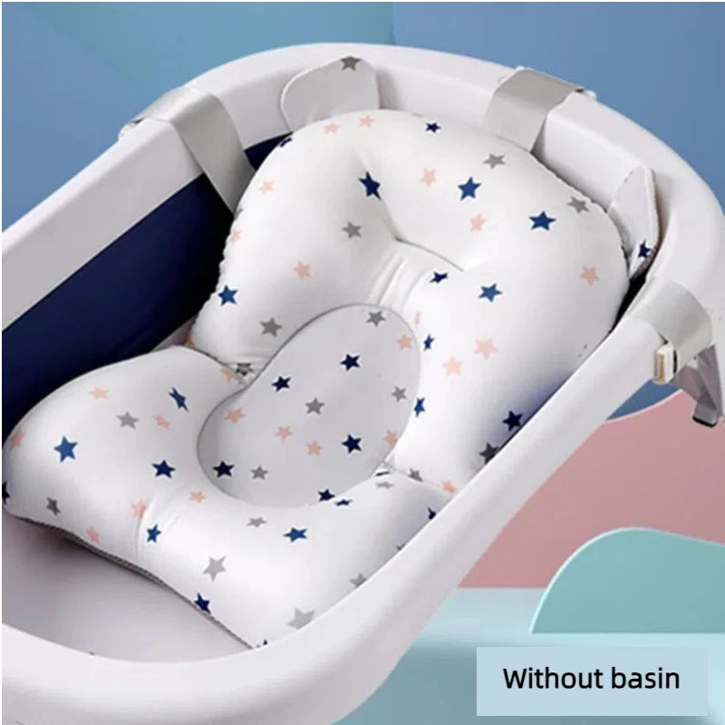 Baby Bath Seat Support Mat for Comfortable Infant Bathing