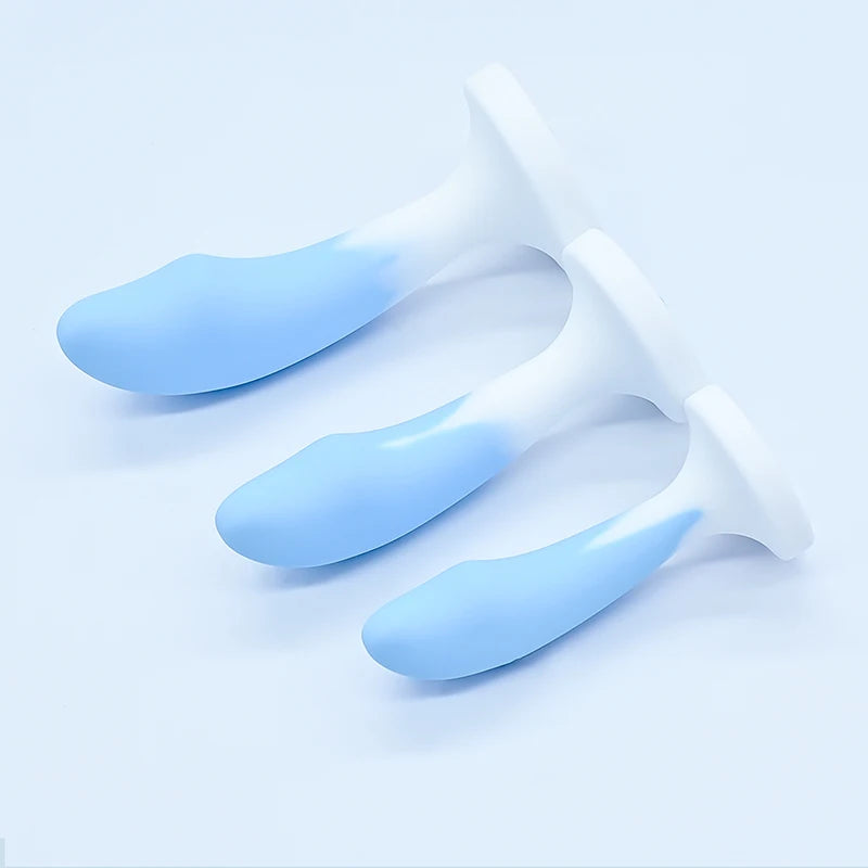 Crystal Base Silicone Anal Plug 💎 