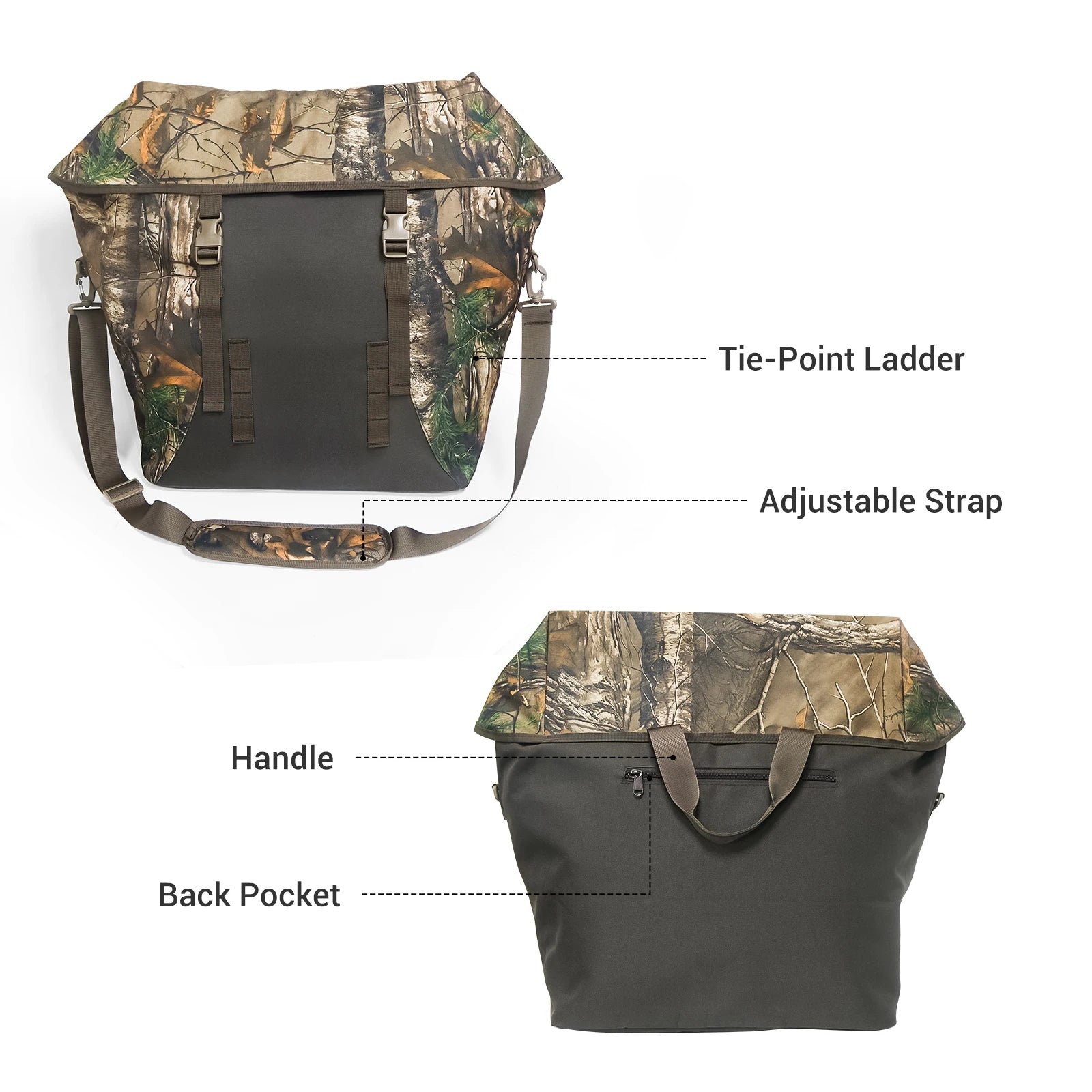 Hunting Scent Proof Bag with Airtight Zipper, 600D Oxford