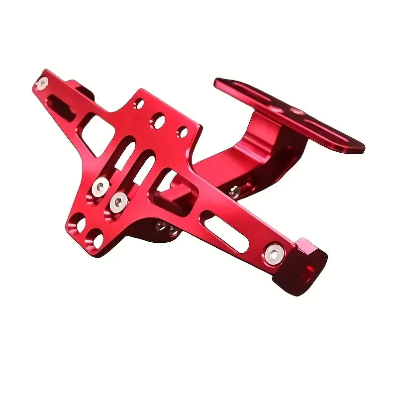 Universal Motorcycle Rear License Plate Mount Holder Aluminum Alloy Bracket Motorcycle Modification Parts Accessory 