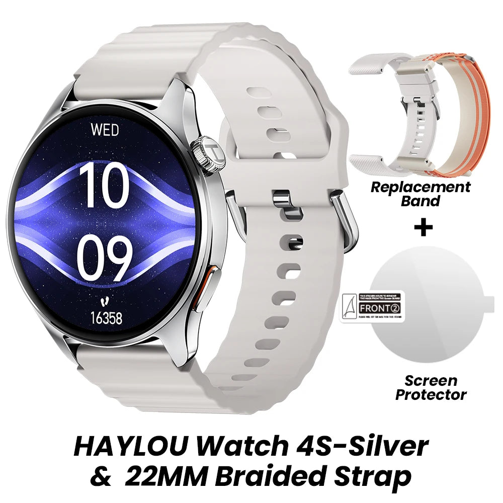 HAYLOU Watch 4S ceas GPS cu afișaj AMOLED de 1,43 inch