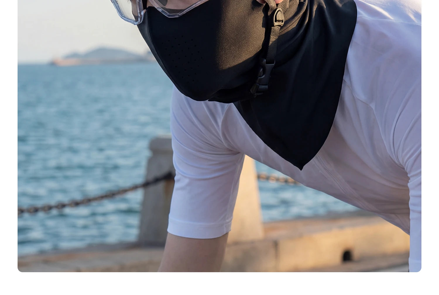 UV Protection Ice Silk Face Scarf Cycling Mask Neck Cover