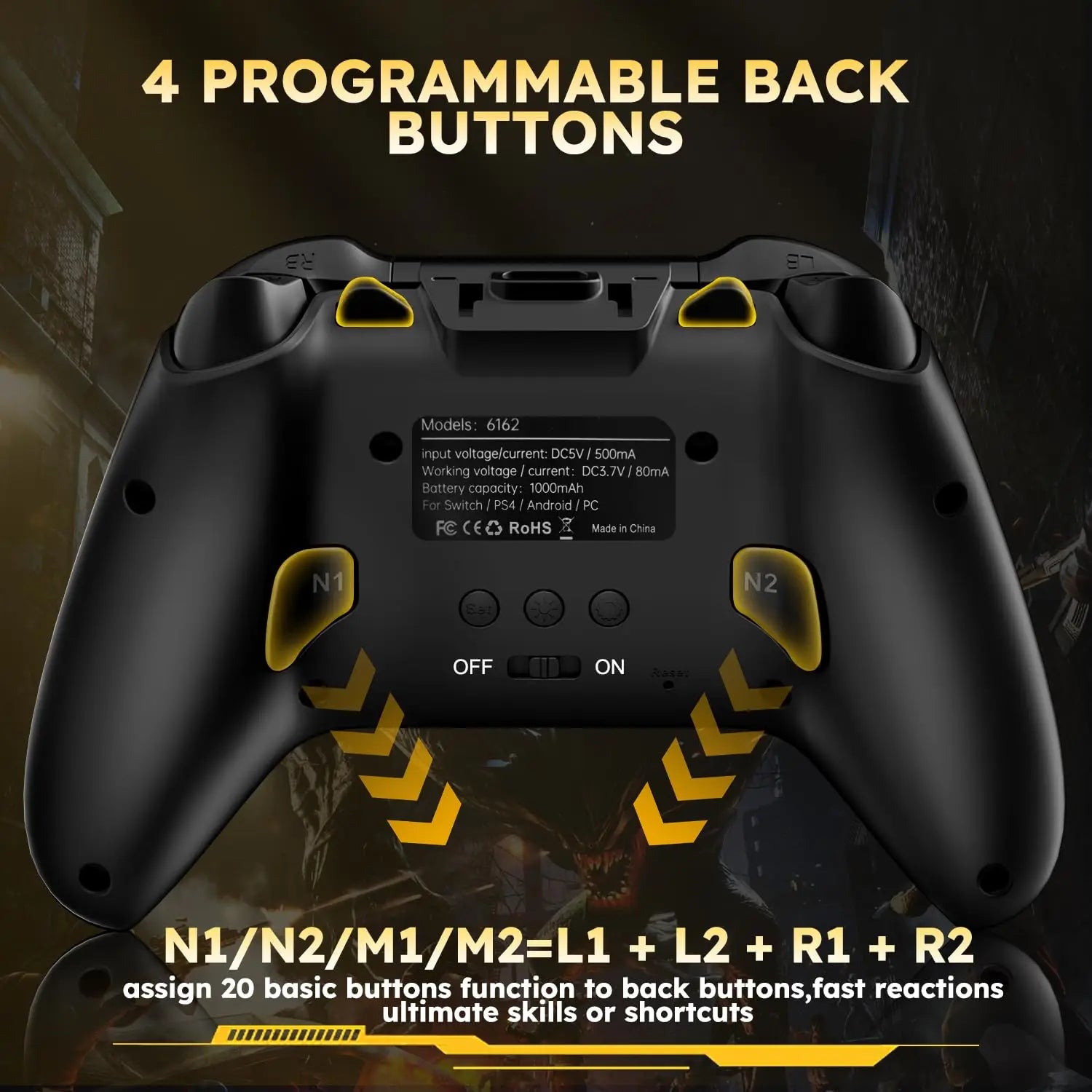 Wireless Gaming Controller with Interactive Screen