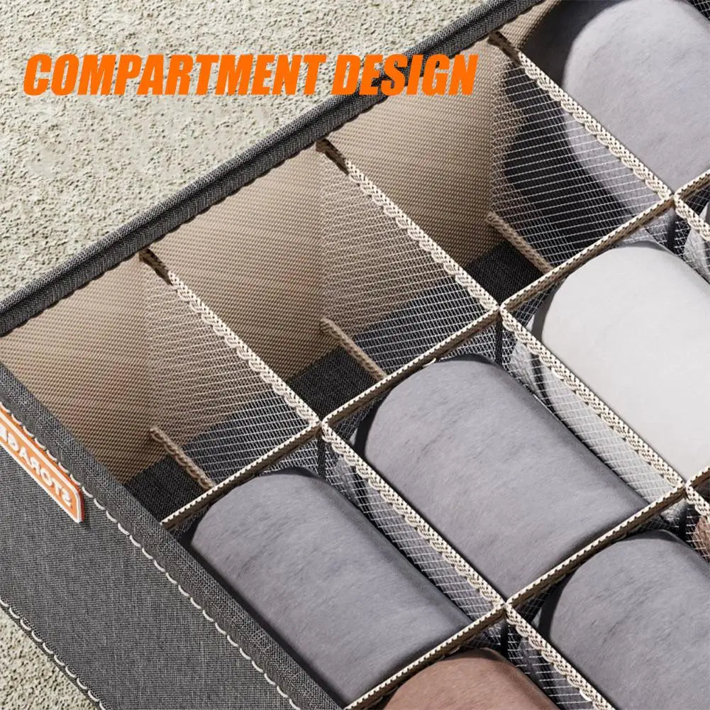 Underwear, Bra and Sock Organiser Box with 6, 7 or 20 Compartments