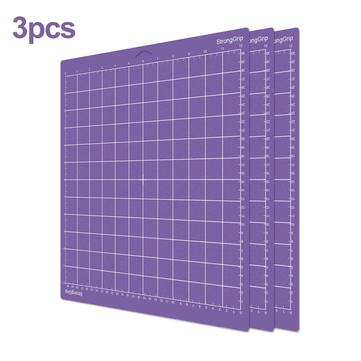 12-Inch Craft Cutting Mats, Grip Assortment Options
