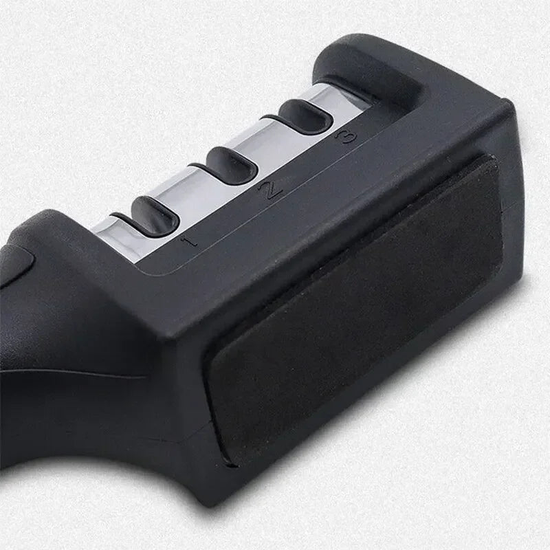 3-Segment Knife Sharpener Knife Sharpeners for Kitchen Knives Stainless Steel Three-Purpose Sharpening Stone for Kitchen Tools 