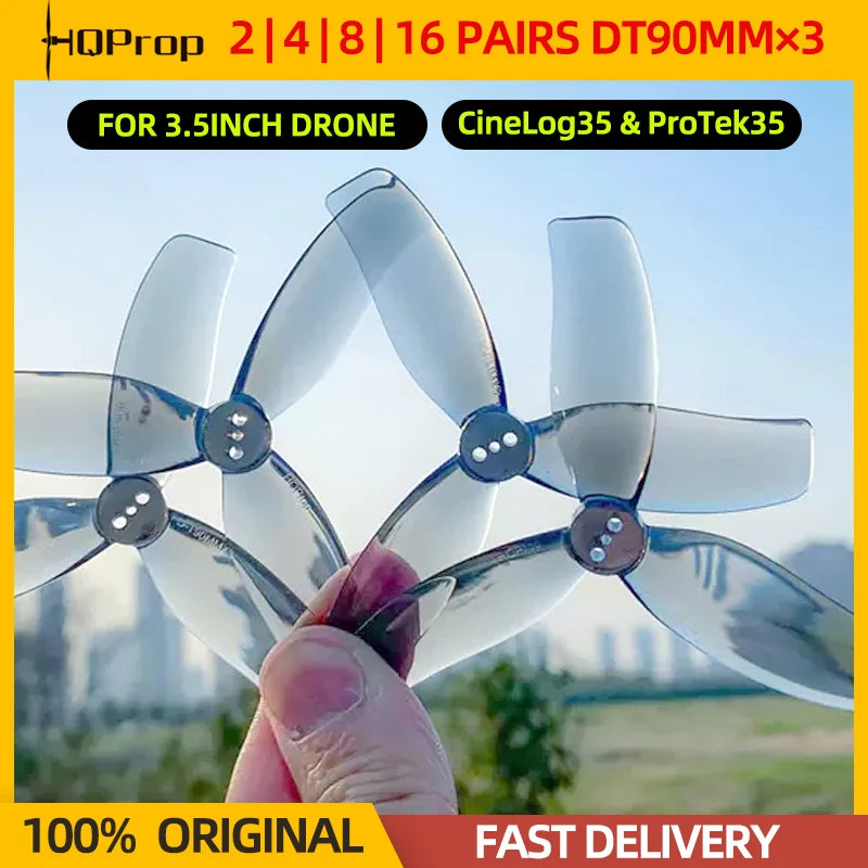 DT90 Three-Blade Drone Propellers, 90 mm