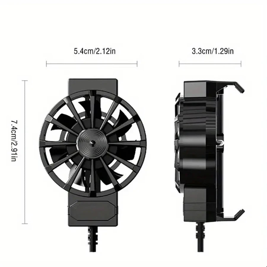 Portable 5 V Phone Cooling Fan