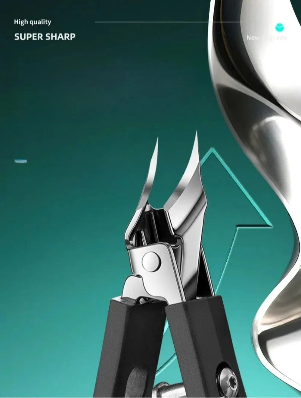 Obcinacz do paznokci z nachyleniem 25° do wrastających paznokci u stóp