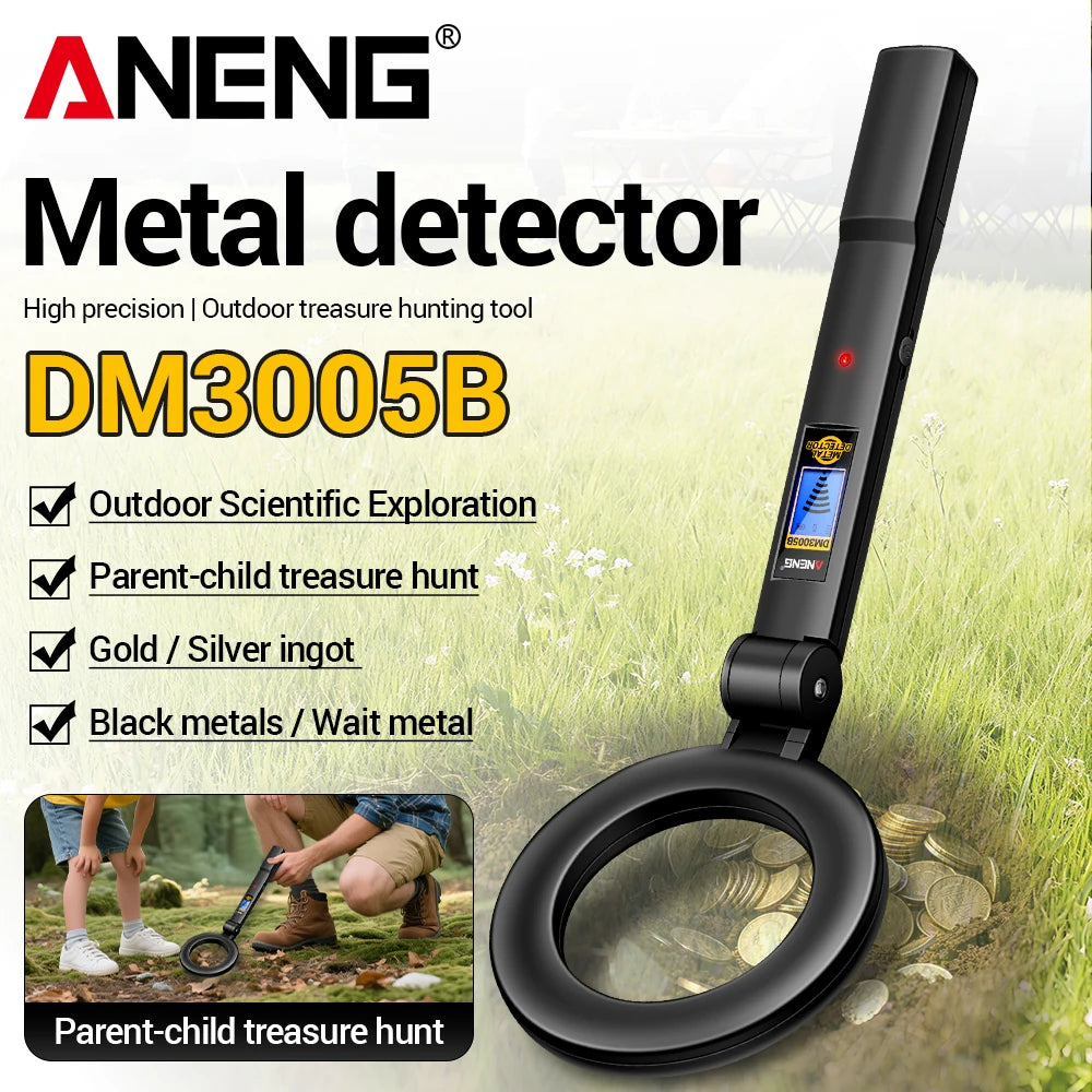 DM3005B Handheld Metal Detector with LCD