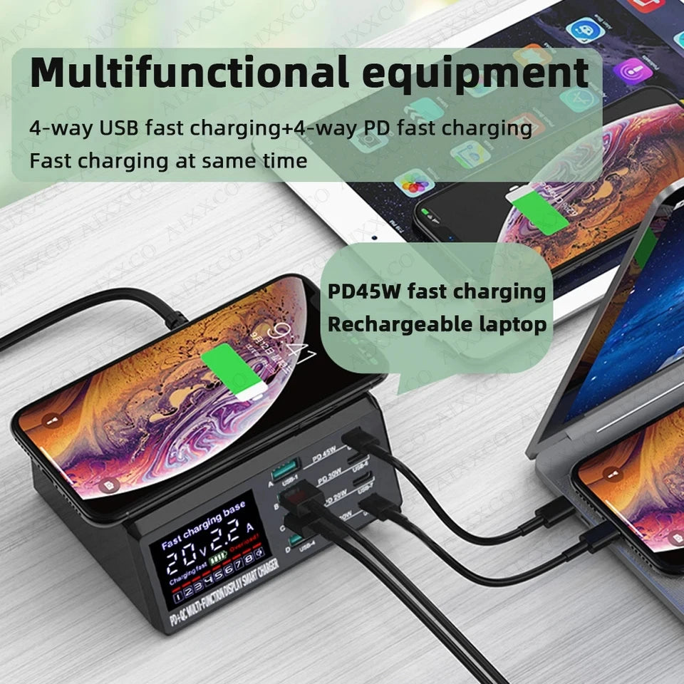 110W Višekratni USB C punjač s PD i QC brzopunjanjem