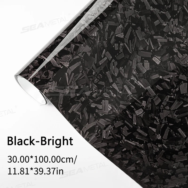 SEAMETAL Car Side Mirror Protective Film Anti-Scratch Car Decoration Sticker ‌Brilliant-Black‌ Non-Residue Vinyl Car Sticker