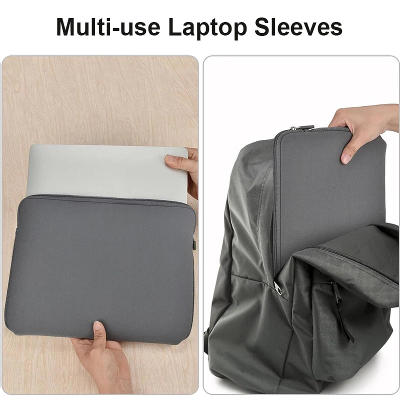 Laptop Bag For Xiaomi Lenovo Dell Notebook Computer Laptop Sleeve For Macbook Air Pro Retina 13 14 15 15.6 Inch Laptops Case 