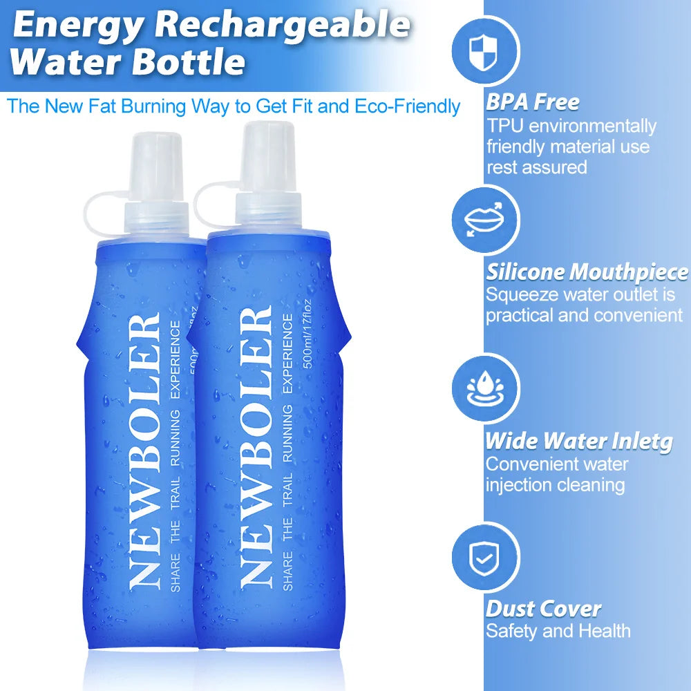 NEWBOLER Breathable Hydration Vest Trail Running Backpacks Lightweight Cycling Run Jogging Marathon Backpack Riding Climbing Bag 