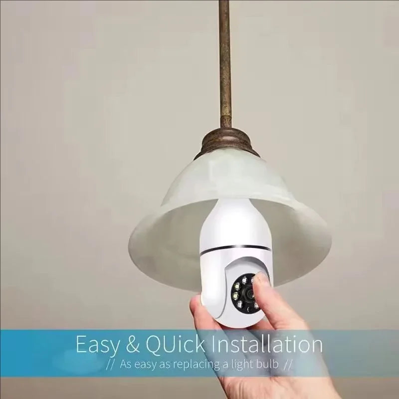 4G WiFi E27 Bulb Camera 2MP with AI Tracking