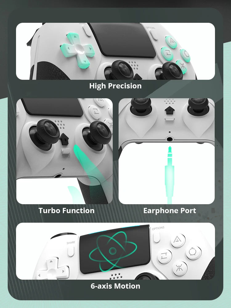 Bluetooth Wireless Controller for PS4 & PC 🎮 