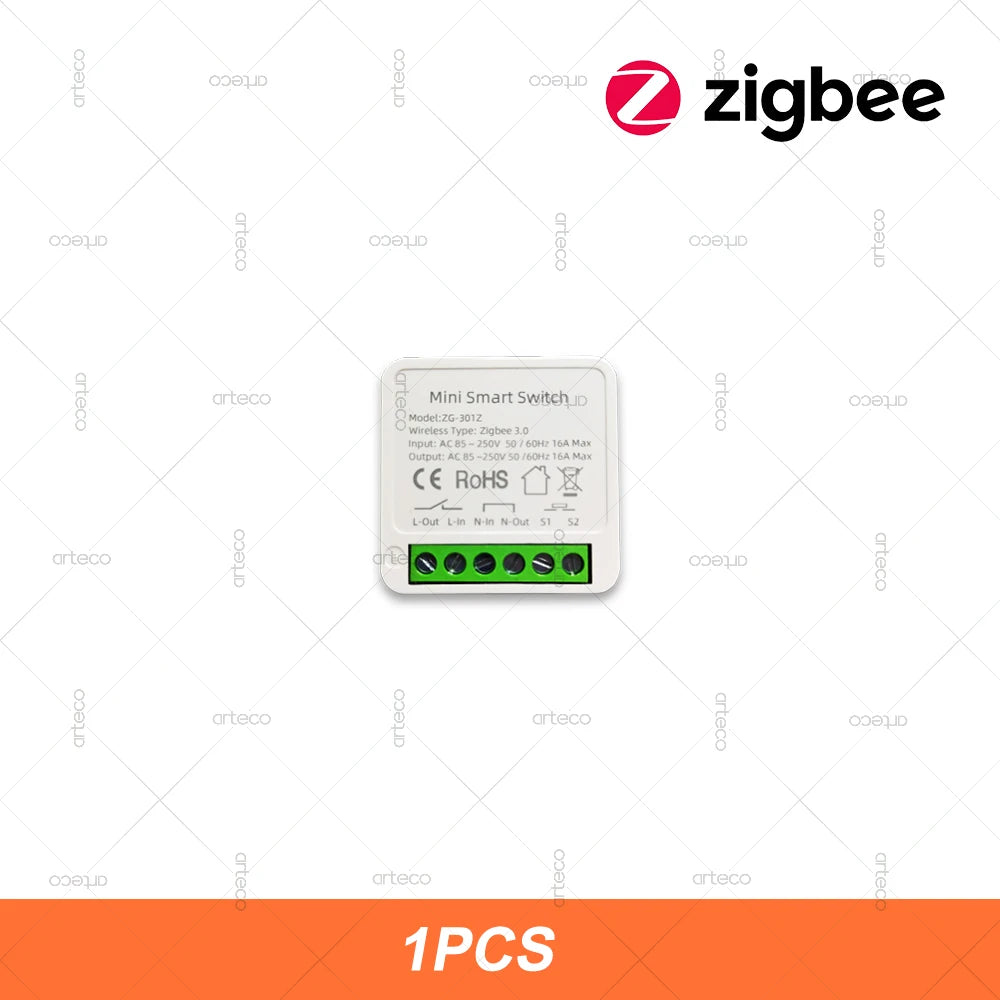 Zigbee 3.0 mini-smartrelä, 16 A