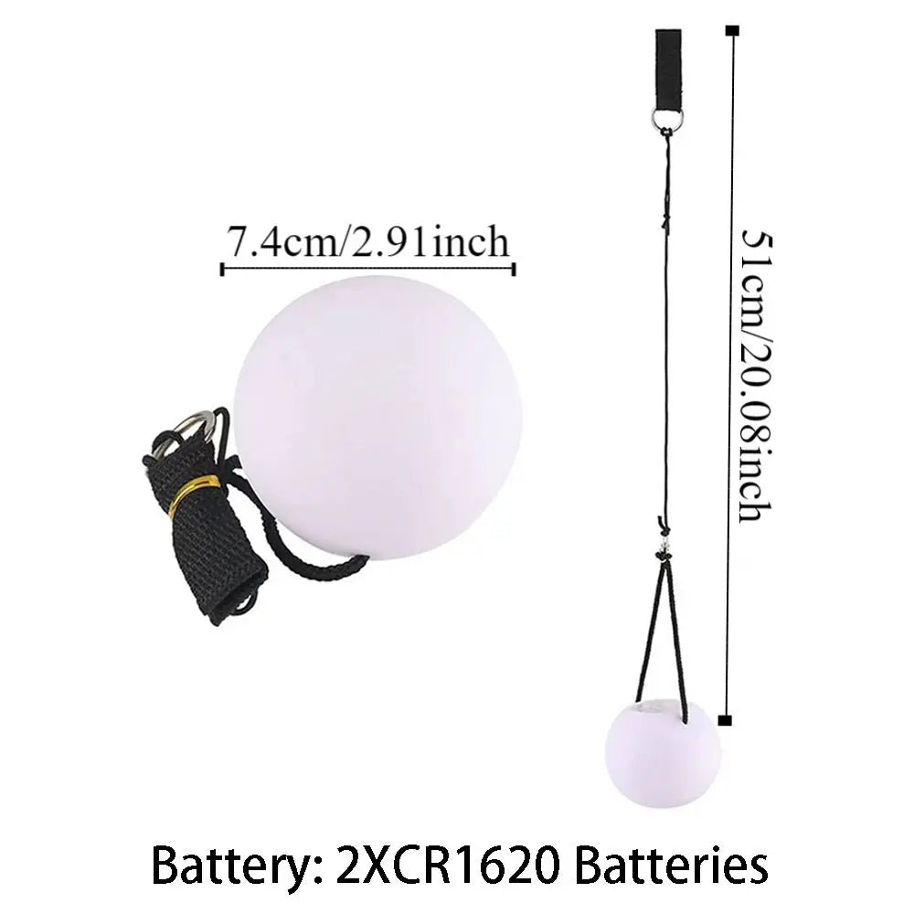 Colour-Changing LED Poi Ball - Single