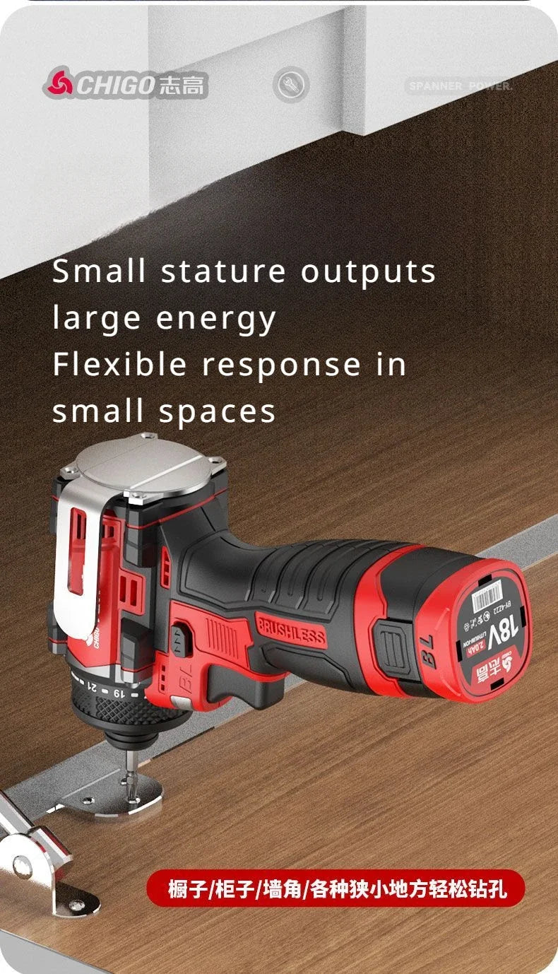 18 V Brushless Cordless Drill