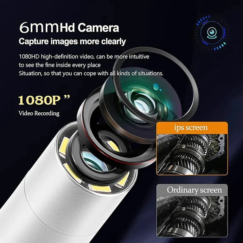 Articulating Inspection Camera with LCD Screen