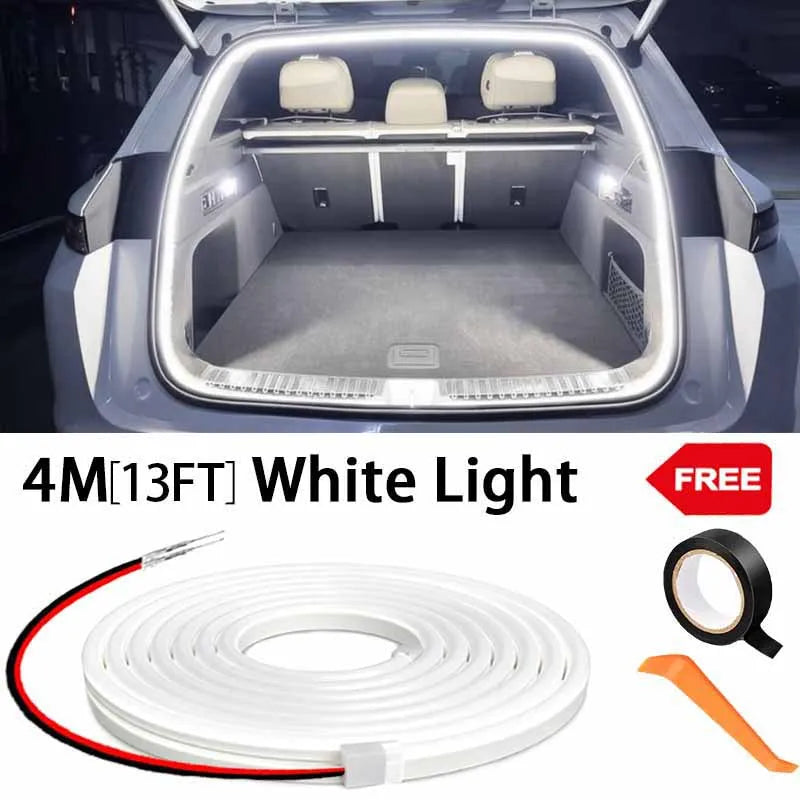 Flexible Car Boot LED Light Strip, 2m–6m, Colour & Kit Options