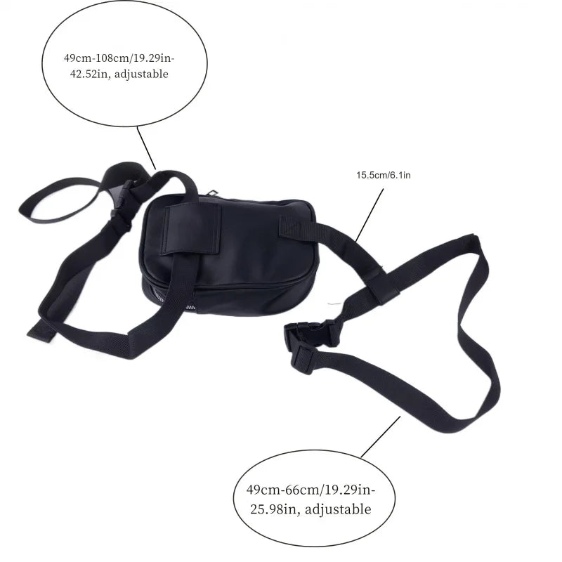 Borsa a gamba unisex in PU per ciclismo e pendolarismo