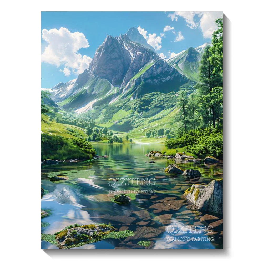 5D Forest Landscape Diamond Painting Kit