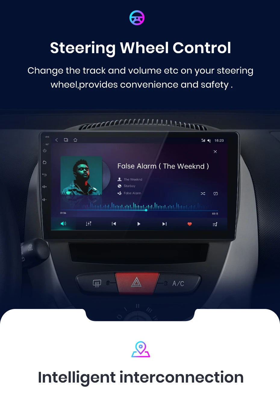 Junsun V1 Plus Car Radio with Wireless CarPlay & Android Auto