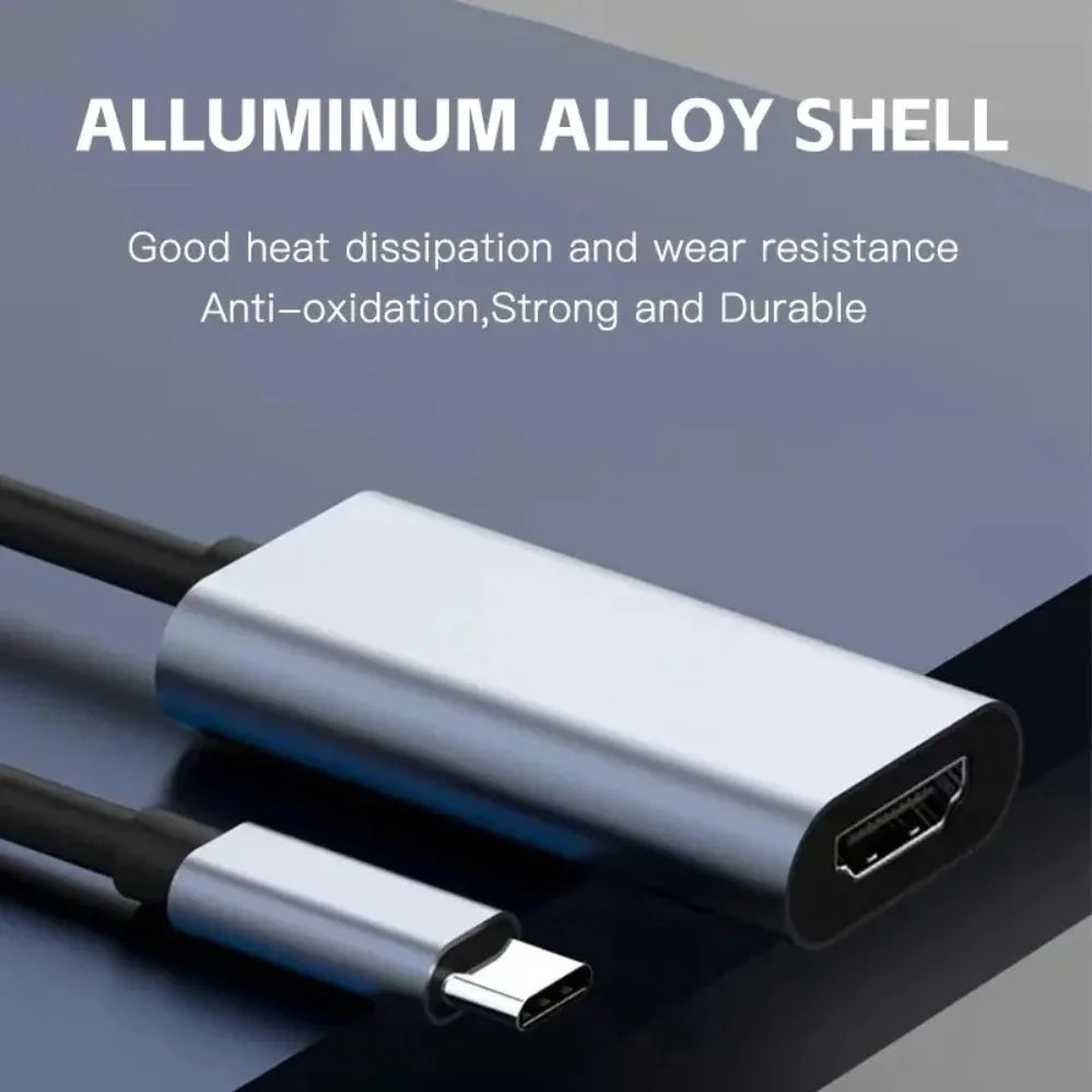 Adaptador de ecrã USB-C para HDMI, 20 cm