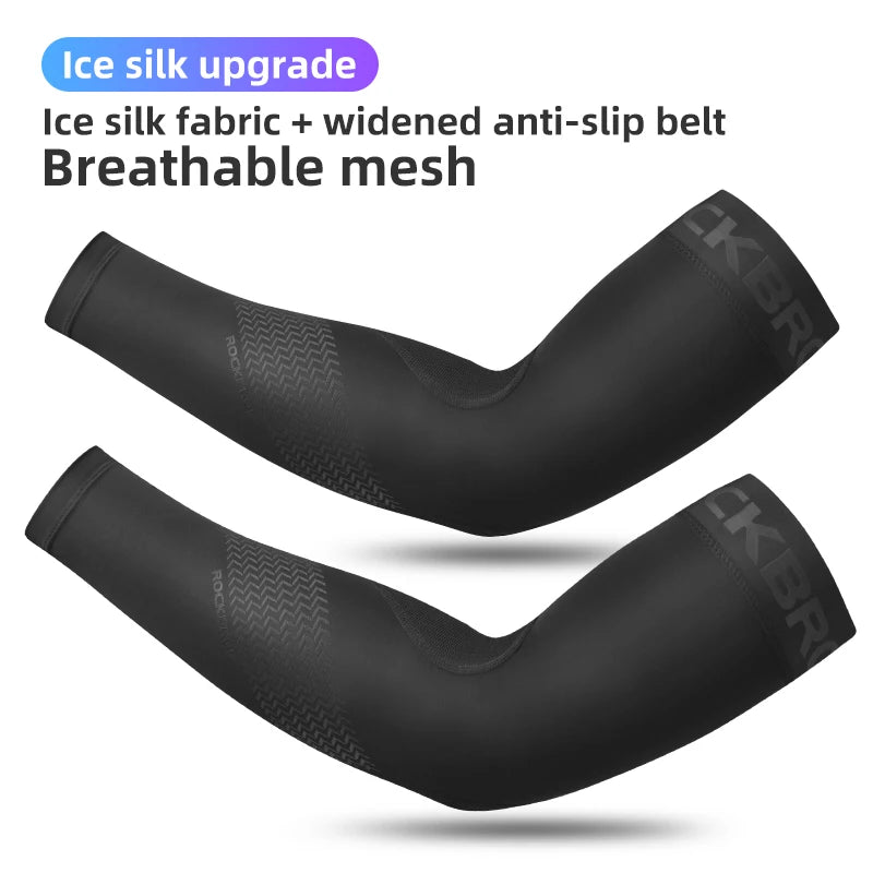 Manicotti da ciclismo estivi traspiranti con protezione UV e raffreddamento
