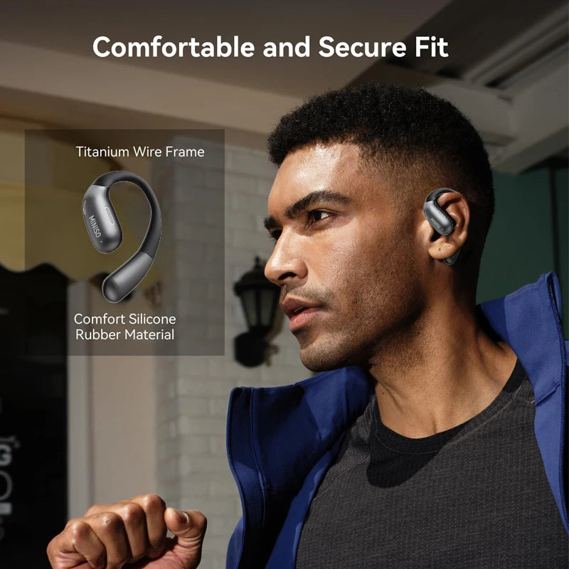 [AI Translator Earphone]MINISO X28 Wireless Headphones Bluetooth 5.4 HiFi IPX5 Waterproof Sports Bass Powerful 16H Battery Life 