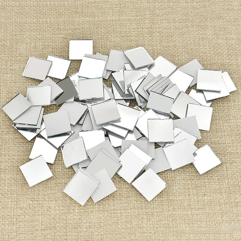 Ogledalo Mosaic majhne kvadratne ploščice ogledalo stenske nalepke na prodaj bulk DIY obrtni materiali dekoracija umetnine ročno izdelani materiali
