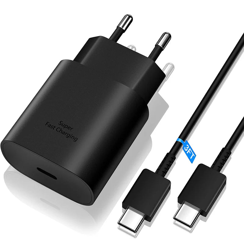 25 W USB-C Wall Charger - Cable and Multipack Options