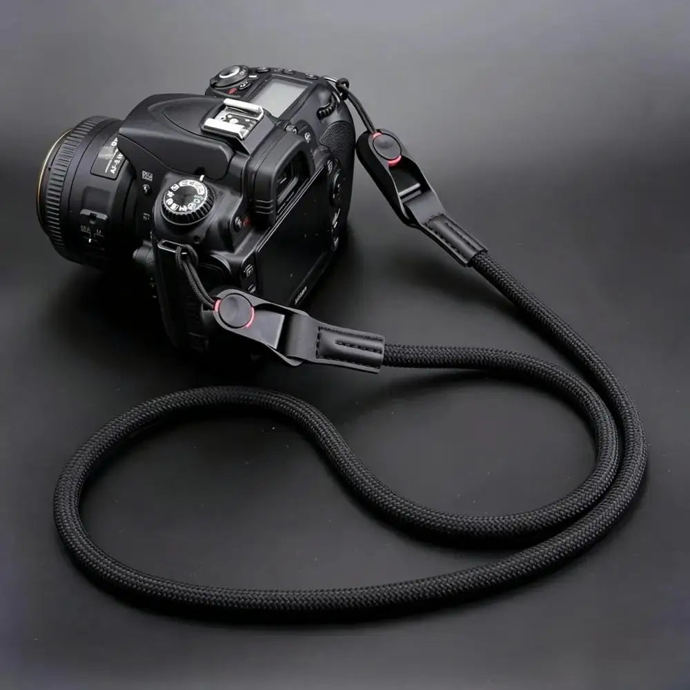 Quick Release Round Rope Camera Strap Fast Detachable Shoulder Strap for DSLR Mirrorless Camera Adjustable Camera Neck Strap
