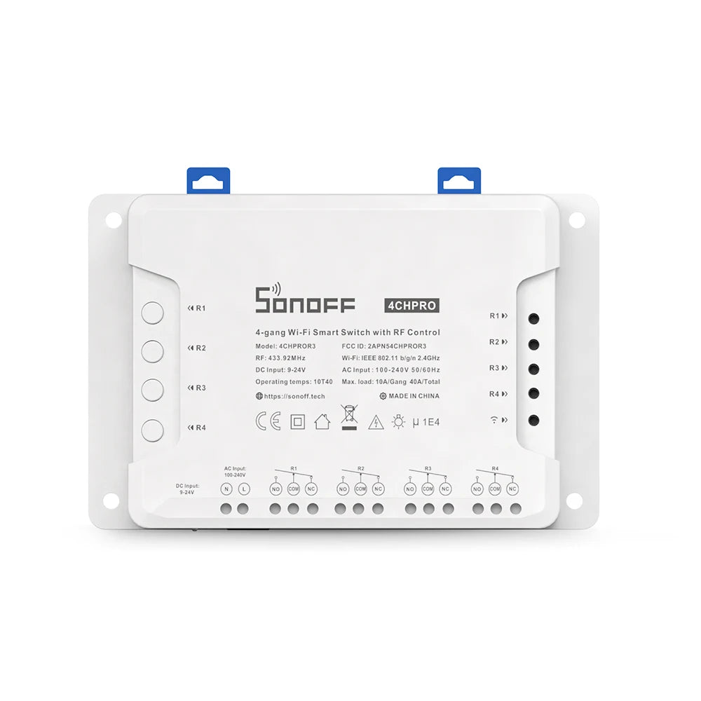 4CHR3 / 4CHPROR3 4-kanals Wi-Fi Smart Switch