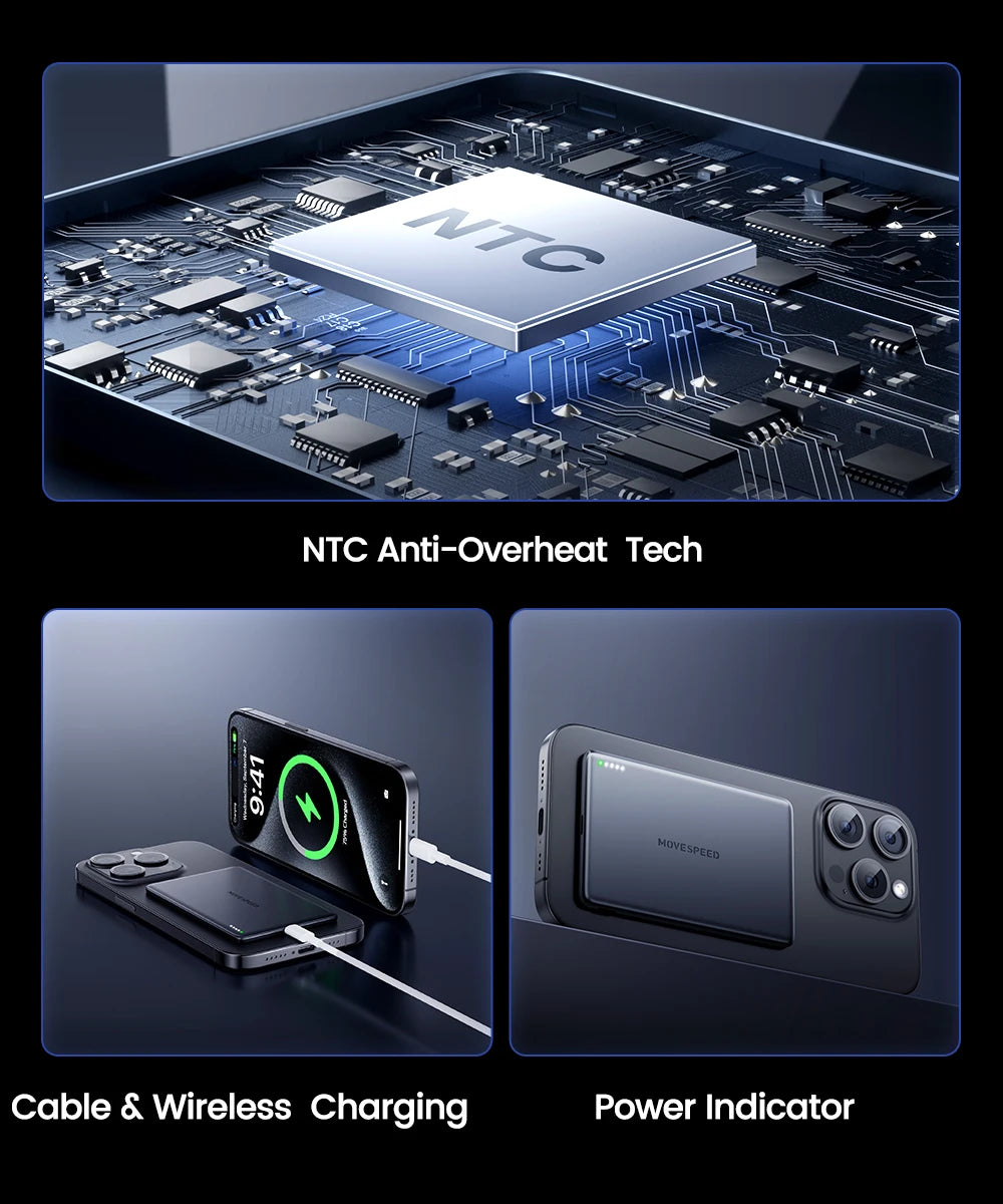 MOVESPEED S10 Magnetic 10000mAh Power Bank