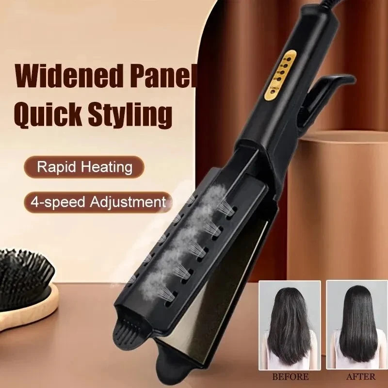 Curling And Straightening Dual Use Hair Straightening Splint Constant Temperature 4 Gears Portable Air Bangs Curling Straightene 