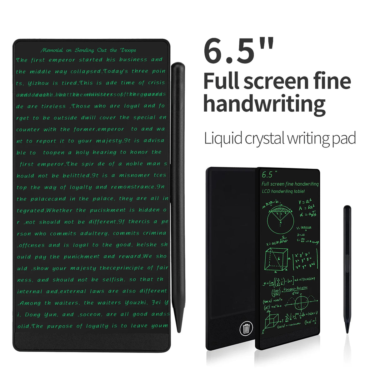 Tabletă de scris LCD de 6,5 inchi - Opțiuni de stil